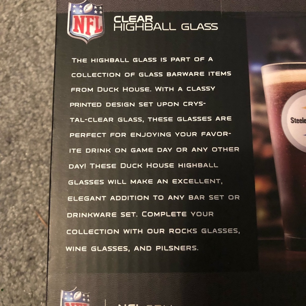 NWT NY GIANTS 🏈 Pint Glasses 🍺 - Picture 5 of 6